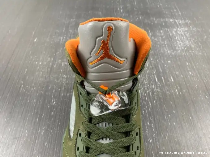 Official Maikesneakers Olive Jordan 5 DD0587-308 Air 0518